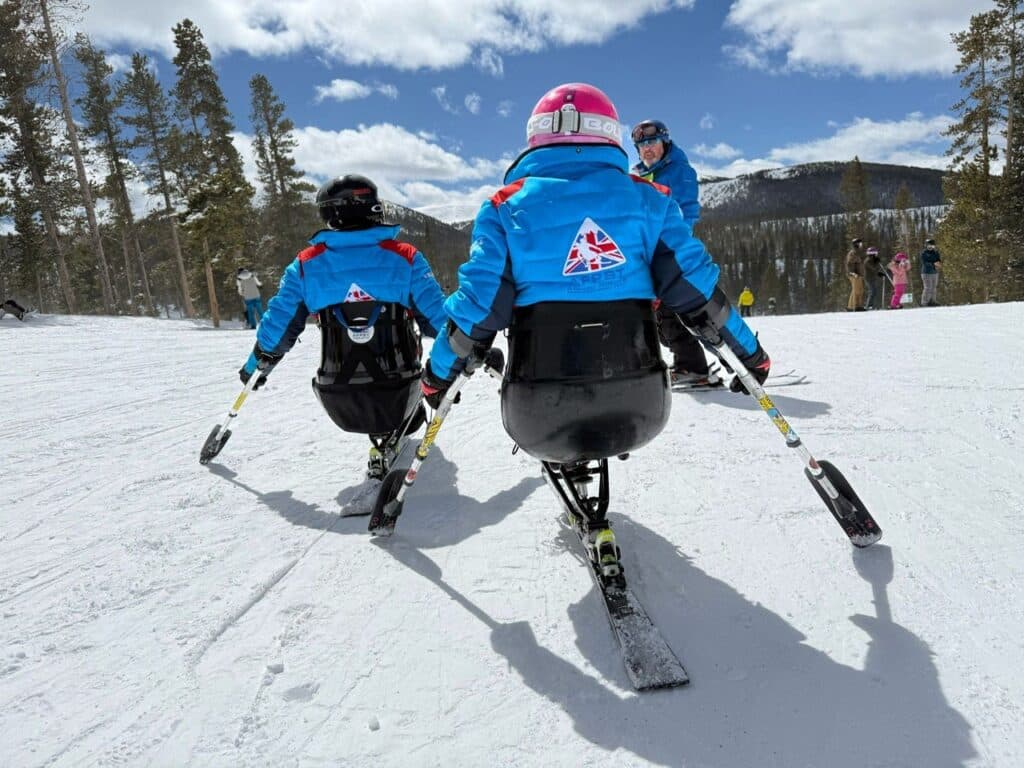 Armed Forces Para-Snowsport Team action shot