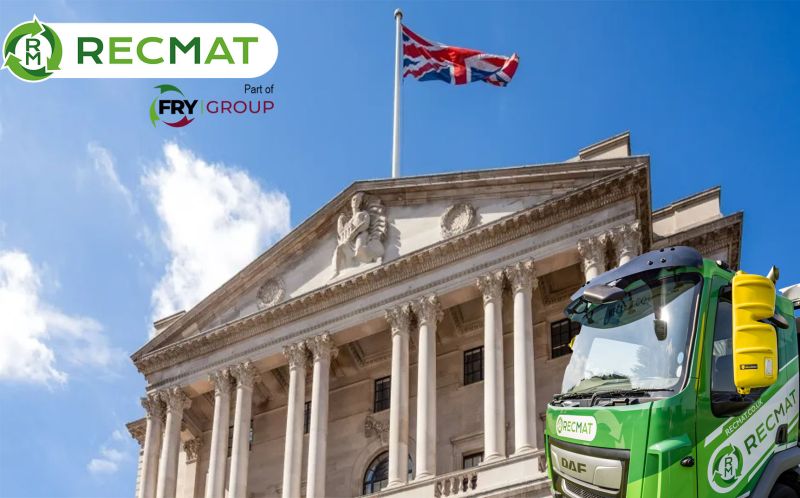 RecMat 18 cubic yard RORO in City of London